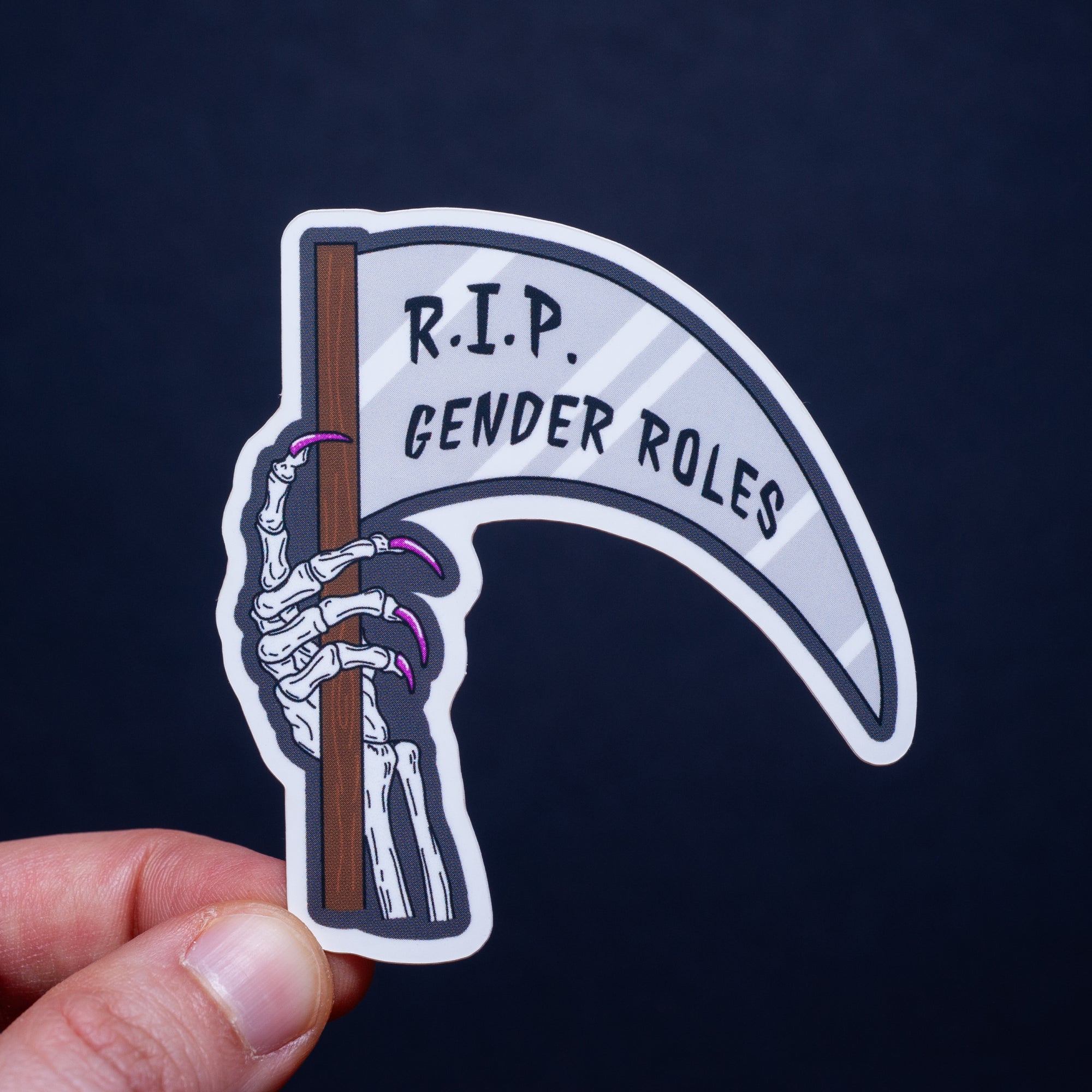 RIP Gender Roles sticker