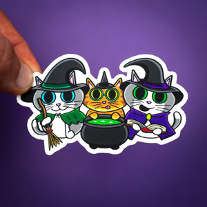 Witchcraft Cats sticker