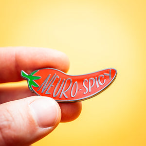 Neuro-Spicy enamel pin