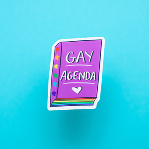 Gay Agenda sticker