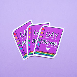 Gay Agenda sticker