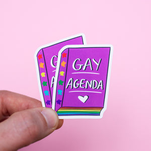 Gay Agenda sticker