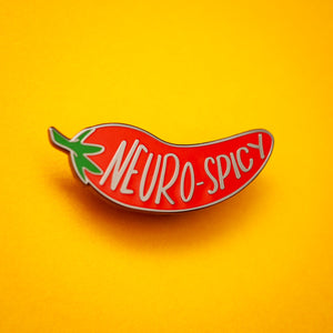 Neuro-Spicy enamel pin